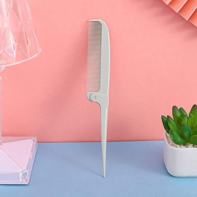 Iumwxz Hair Parting Combs Rats Tail Combs Folding Comb Detangling Comb Travel Comb Hair Stylist Combs Tail Lifting Combs For Braids Hair Styling Beauty Tools