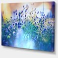 thumbnail image 2 of Blue Summer Flowers on Meadow - Floral Canvas Art Print, 2 of 3