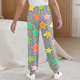 thumbnail image 4 of Cowsor Girls Graphic Print Sweatpants Athletic Drawstring Joggers Cute Track Pants with Pockets for Kids, 4 of 6