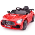 thumbnail image 1 of VOLTZ TOYS Licensed Mercedes-Benz AMG GTR 12V Kids Ride On Car - Electric Sports Car with Remote Control, LED Lights & Music - Red, 1 of 8