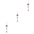 thumbnail image 2 of mmirethe Multiple Styles And Colors Wind Chimes For Wide Application Unique Style Wind Chime Pendant red 3Set, 2 of 6