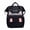 Black, variant on Large Capacity Multifunctional Diaper Bag Backpack, Durable Water-Resistant Mother Baby Bag with Insulated Bottle Pocket, Portable Travel Backpack for Parents Outdoor Leisure with Anti-Theft