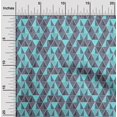 thumbnail image 1 of oneOone Organic Cotton Poplin Twill Fabric Triangle Geometric Printed Craft Fabric BTY 42 Inch Wide, 1 of 5