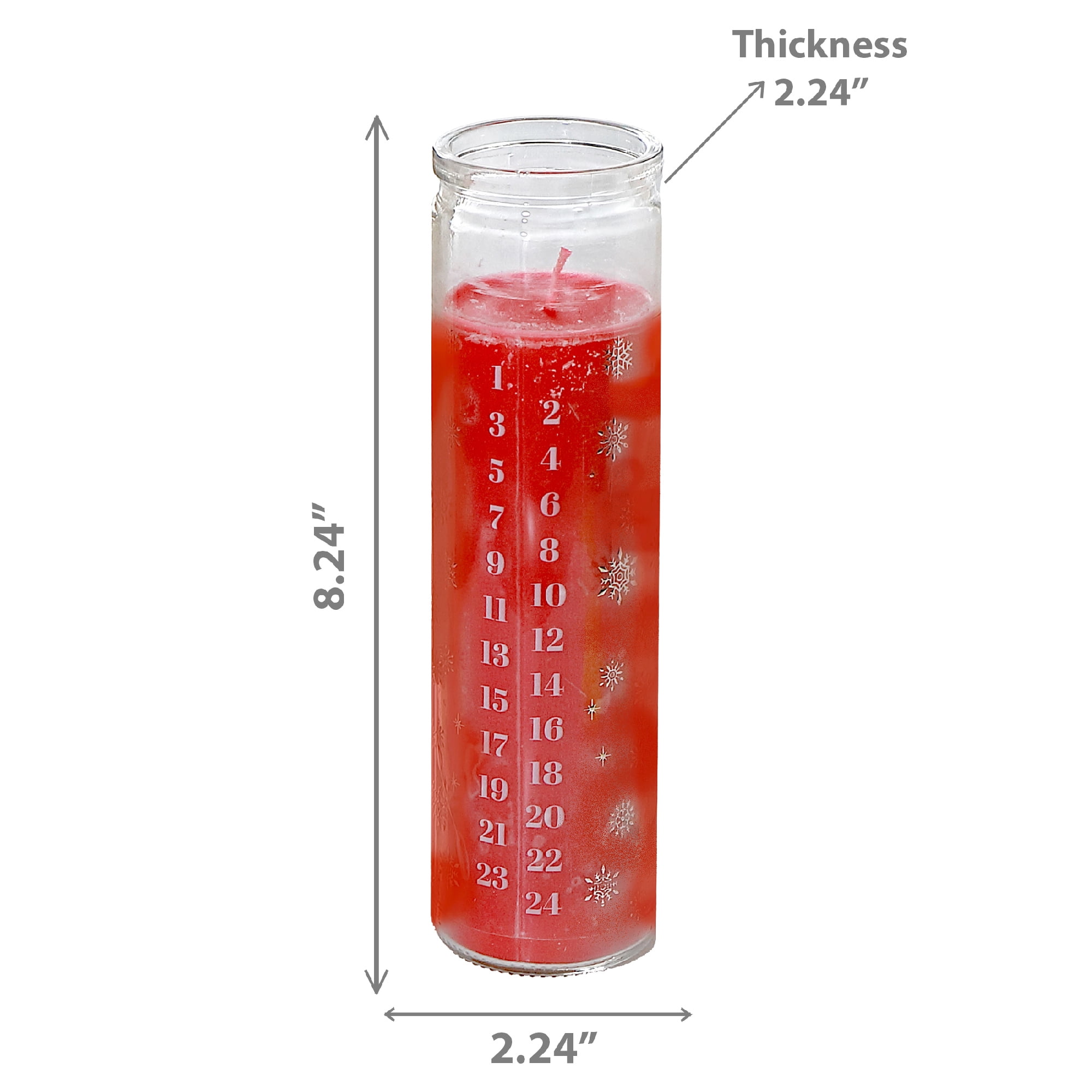 Bougie Parfumée Compte À Rebours De LAvent 10,6 Oz (Flocon De Neige) - Lot De 2