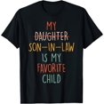thumbnail image 1 of My Son In Law Is My Favourite Child Step Mom Step Dad Daughter Gift T Shirt - White - L, 1 of 2