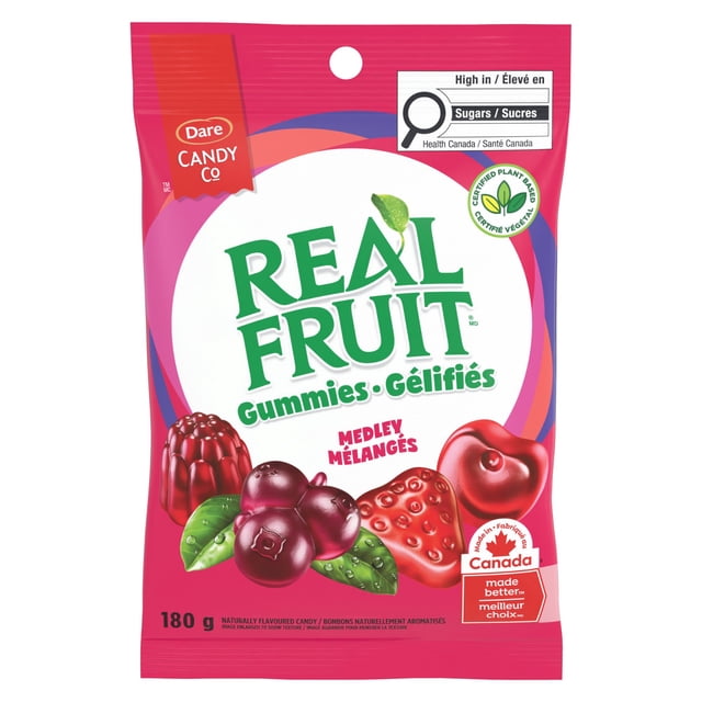 Dare REALFRUIT Medley Gummies, 180g