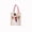 White, variant on Christmas Gift Bags Linen Embroidery Santa Snowman Deer Design Red White Coffee Color 7.5 in x 5.9 in x 0.4 in Tote Bag For Small Gifts Candy Storage