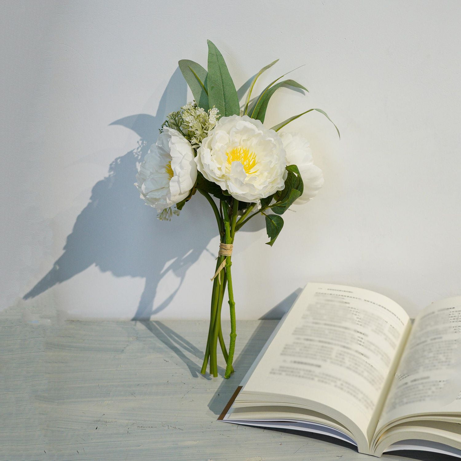 Bouquet de pivoines blanches Lerman Decor