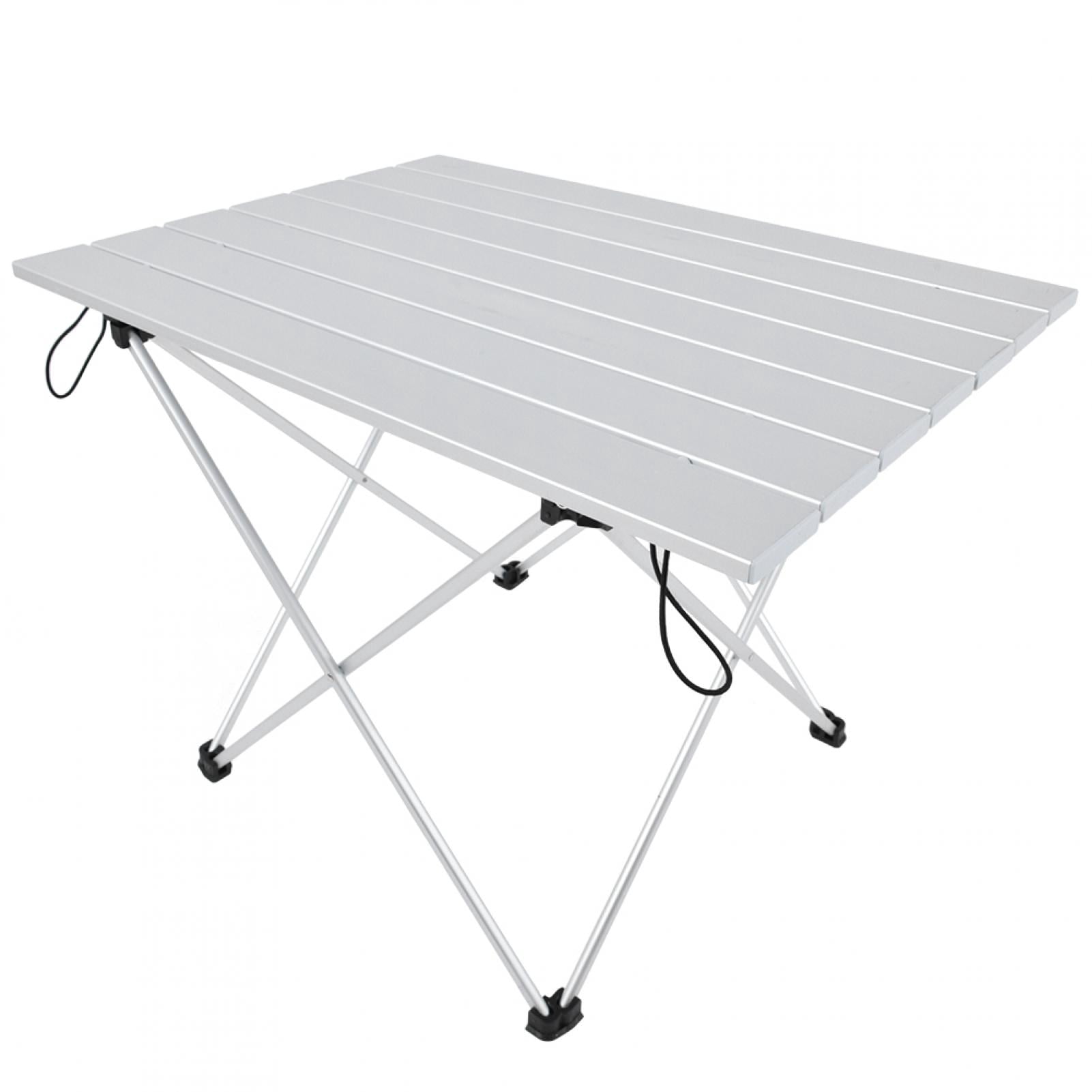 Herwey Table Pliable, Table en Alliage d'Aluminium Bureau Pliable Table de Camping Extérieur
