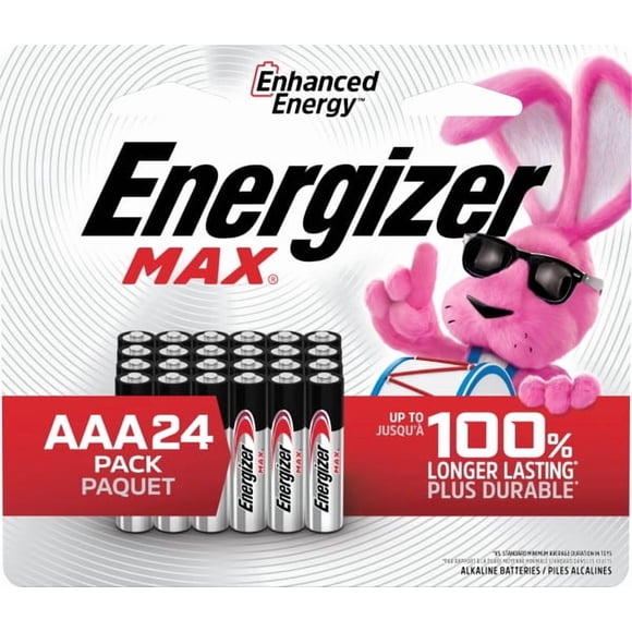 Energizer MAX AAA Batteries (24 Pack), Triple A Alkaline Batteries Energizer MAX AAA Batteries (24 Pack), Triple A Alkaline Batteries