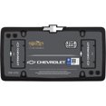 thumbnail image 5 of Cruiser Accessories Chevrolet License Plate Frame w/Fastener Caps, Matte Black/Chrome, 5 of 5
