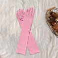 thumbnail image 4 of Ganfancp Adult Over Elbow Stretch Long Spandex Opera Gloves Clearance Items, 4 of 6