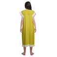 thumbnail image 4 of Moomaya Chemise de Nuit d'Allaitement à Col Rond Imprimée pour Femmes en Coton, 4 of 6