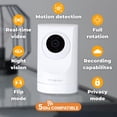 thumbnail image 4 of Instachew Purrsight 360° Pet Camera With Phone App, 2 Way Audio, Smart Indoor Security Camera, Wi-Fi , White, 4 of 6