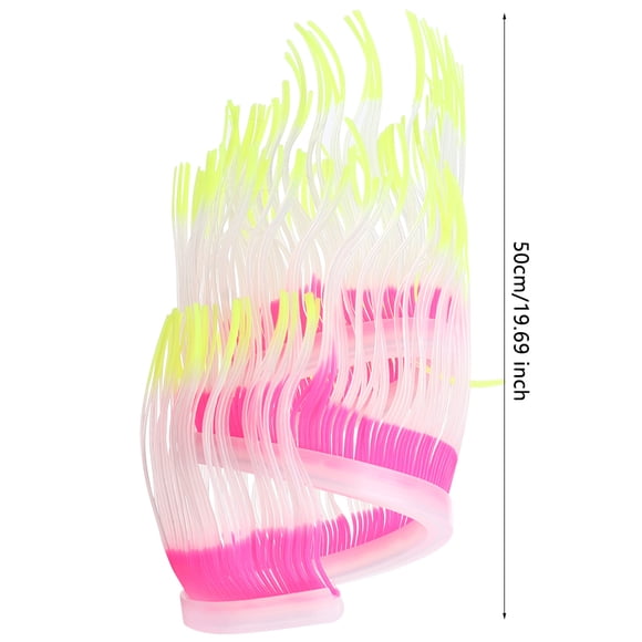 Artificial Coral Sea Anemone,Simulation Aquatic Coral Decor Fish Silicone Coral Aquarium Landscape Coral Anemone Decoration Water Plant Landscape Ornament