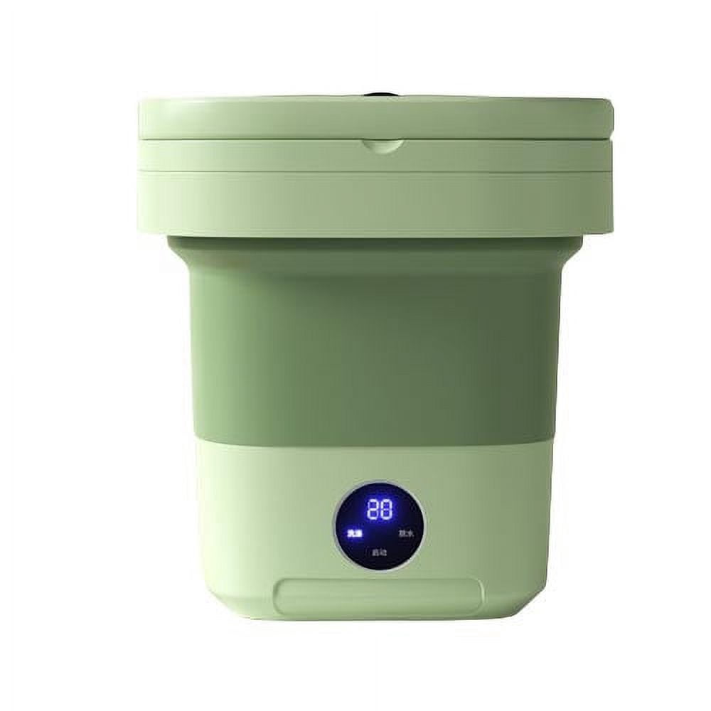 Mini Washing Machine Foldable Bucket Type Laundry Clothes Washer Cleaner Travel