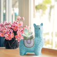 thumbnail image 2 of Binwennn Large Statue Sculpture Mini Bust Statue Cute Cartoon Animal Meat Ceramic Pot For Indoor Adorable Design For Cactus & Old Trunk Greens, 2 of 4
