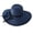 Navy, variant on Wide Brim Sun Hat Women New Women Ladies Floppy Beach Sun Foldable Cap Summer Wide