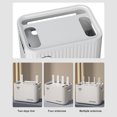 thumbnail image 5 of YAOMOBB Boîte de Rangement pour Routeur Sans Fil Boîte de Rangement Grande Capacité Wifi Fil Réseau Boîte de Tri de Câbles Fournitures Ménagères Étui de Rangement pour Câbles, 5 of 5