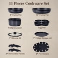 thumbnail image 4 of Gipp 11pcs Ceramic Cookware Sets, Pots and Pans Set Non Stick with Removable Handle, Oven & Dishwasher Safe,Induction Cookware, 4 of 7