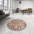 thumbnail image 3 of Ahgly Company Indoor Rectangle Abstract Yellow Oriental Area Rugs, 4' x 6', 3 of 6