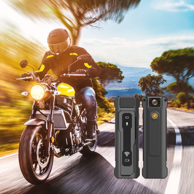 Kieccall WiFi-Enabled Motorcycle Action Camera - Shakeproof Sports Recorder, Wireless Connectivity for Easy Footage Sharing