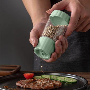 Pepper for Grinder,Pepper Grinder Manual Sichuan Pepper Granules Sea Saline Grinding Bottle White and Pepper Grinding Powder Artifact Household Seasoning Bottle