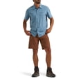 thumbnail image 2 of Wrangler® Men's Outdoor Shirt, Short Sleeve, Blue, 2 of 5
