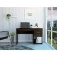 thumbnail image 2 of FM FURNITURE Austin 47"W 2-Drawer Engineered Wood Writing Desk in Black, 2 of 9