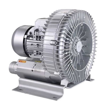 Ventilateur à Haute Pression Ventilateur Centrifuge, Souffleur Industriel Puissant 90W-200W Pompe à Air, Pompe à Vide Aérateur pour Étang à Poissons, Facile à Utiliser
