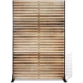 thumbnail image 1 of Yiwa Metal Outdoor Privacy Screen Panel, Freestanding Decorative Divider for Patio, Balcony or Garden, Weather-Resistant Design with Included Stand and Accessories for Quick Assembly, 1 of 8
