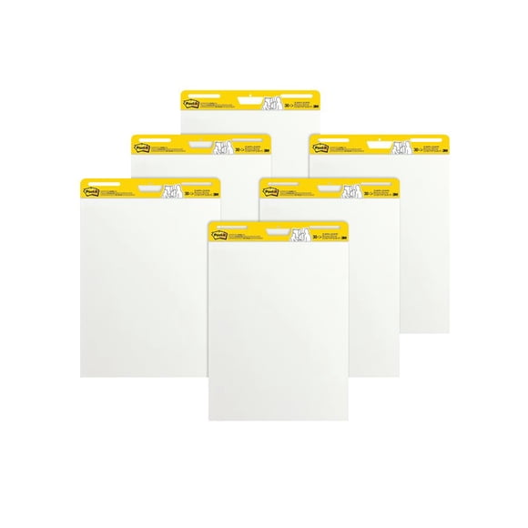 Post-it 559-VAD-6PK Recycled Post-it Super Sticky Easel Pad (6 Pads of 30 sheets)