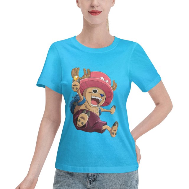 Women's Basic Short Sleeve T-Shirt One Piece Chopper