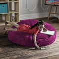 thumbnail image 4 of Jaxx Pouf Cocon pour Enfants de 4 Pi, Fuchsia, 4 of 5