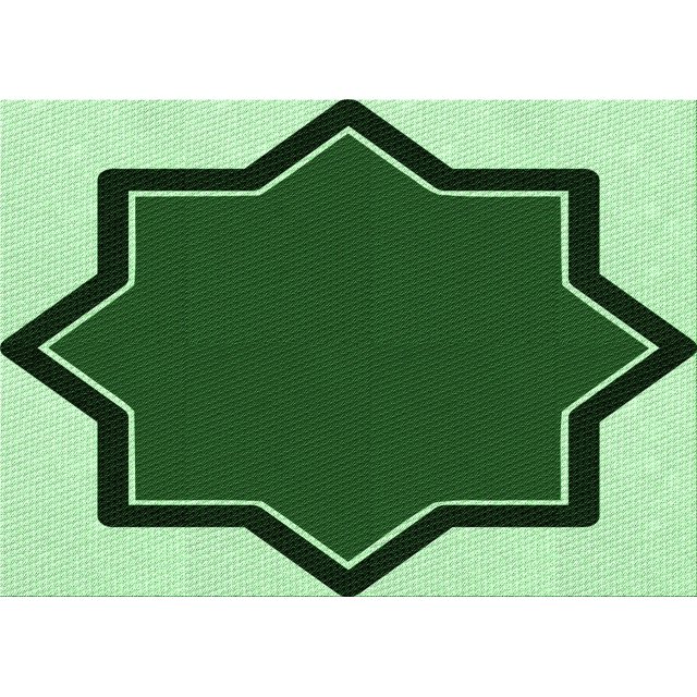 Ahgly Tapis Rectangulaire Lavable en Machine Intérieur Transitionnel Vert Émeraude Profond, 2 Pieds x 3 Pieds