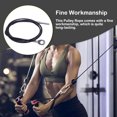thumbnail image 3 of Youkk Pulley Rope Gym Cable Fitness Cord Solidness Workmanship Multipurpose High-strength Roller Equipment Pull Cable Black 3 Meter, 3 of 6
