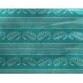 thumbnail image 4 of oneOone Georgette Viscose Fabric Stripe & Paisley Block Printed Fabric 1 Yard 42 Inch Wide, 4 of 4