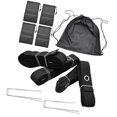 thumbnail image 1 of Lipstore Beach Volleyball Court Lines Kit Accessory 16M and 8M Webbing Strap Black, 1 of 8