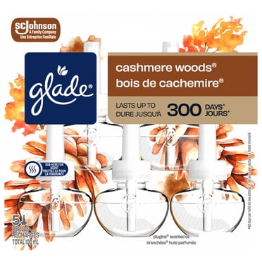 Glade PlugIns® Scented Oil 5 Refills - Cashmere Woods