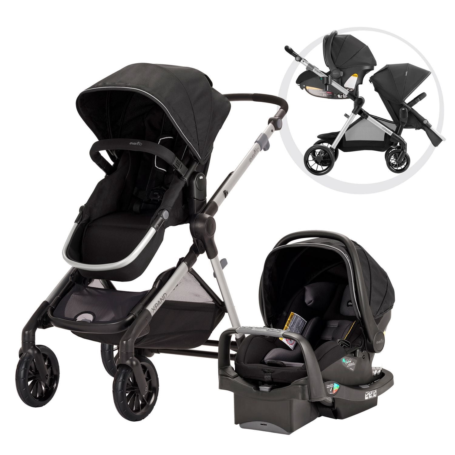 how to open evenflo omni plus stroller Watch Rear-Facing Infant Car Seat/Stroller on Amazon Live size-3-0 Mount:Standard Mount Herschel Supply Co. Little