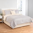 thumbnail image 1 of Mainstays Soft Touch Bed in a Bag 11-Piece Tan/Black Comforter Set with Sheets, Queen, 1 of 8