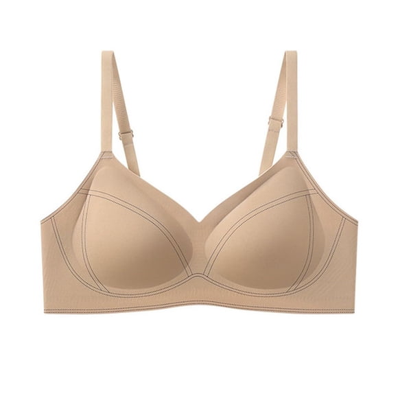 Full Coverage Wireless T Shirt Bra for Allday Comfort with Superior Support Seamless Underwear for Large in Everyday Home Wear