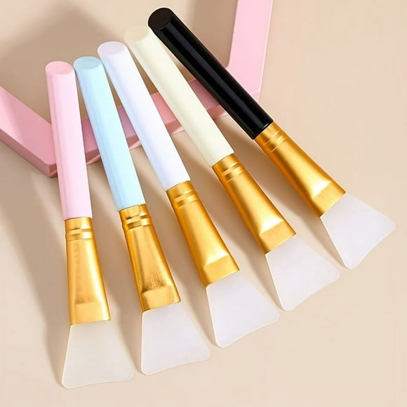 chock 1pc Silicone Face Mask Brushes Soft Silicone Hairless Moisturizers Applicator Beauty Tool For Mud Clay Charcoal DIY Mixed Mask