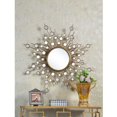thumbnail image 2 of Miroir Star en fer et verre miroir (Silver Import), 2 of 3