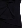 thumbnail image 4 of Womens Elegance Audrey Hepburn Style Ruched 3D Flower Short Sleeve Pencil Dress, 4 of 8