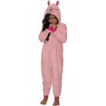 thumbnail image 1 of St. Eve Girls' Union Suit Pajama Animal One Piece Hooded Sleeper, 1 of 3