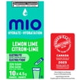 thumbnail image 1 of mio Hydrate Lemon Lime Electrolyte Drink Mix, 4.5 g Packets, 10 ct Box, 1 of 16