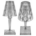 thumbnail image 2 of Tbest Crystal Table Light, Prism Desk Lamp Three Gears Adjustable Beautiful Transparent Prism For Gifts For Bar Hotel For Home For Decoration, 2 of 8