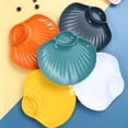 thumbnail image 1 of Up to 70% Off! Gspmoly Shells Shape Plates Impregnable Dinner Plates Dishwasher Microwave Safe Plastic Plates Reusable Lightweight Plates for Kitchen or Camping 7.1X7.5 Inches up to 70% Off, 1 of 6