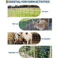 thumbnail image 4 of Bingirl 5ft x 164ft Durable Rust - Resistant Chain Link Fence for Yard Protection, Livestock, Poultry, or Ranch, 4 of 7